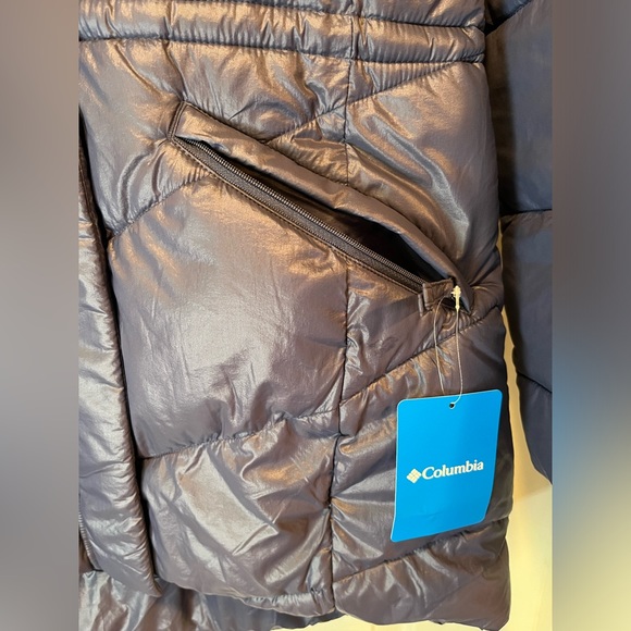 Womens Medium Columbia Peak To Park II Mid Insulated Jacket Hood Water Resistant - Picture 5 of 16